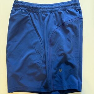 lululemon athletica Men's Royal Blue Athletic Shorts